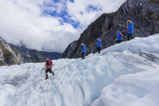 Heli Hike no Glaciar Franz Josef, Nova Zelândia, Autocaravana de Aluguer de Christchurch 