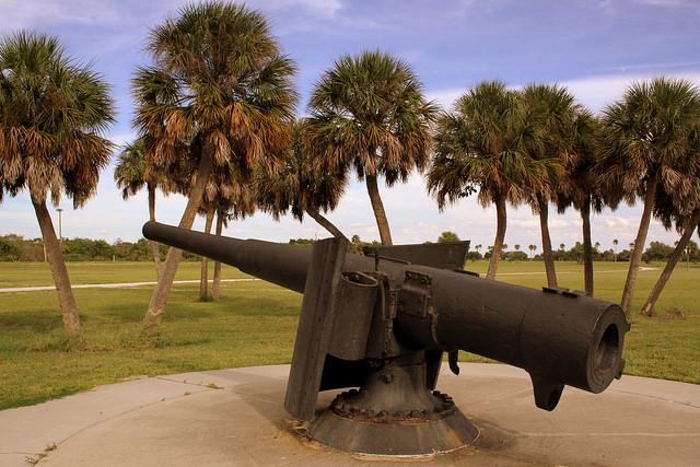 Cannon at Fort de Soto, Florida