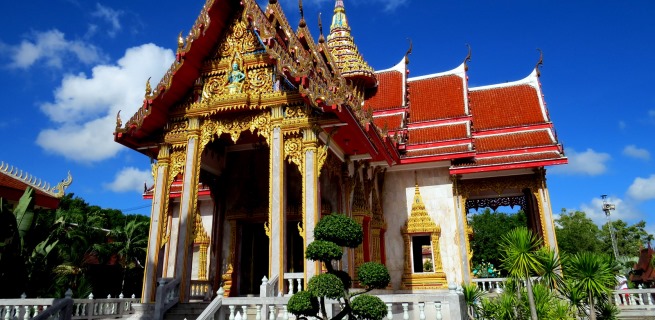 Wat Chalong Temple, Phuket, Thailand, car rental deals