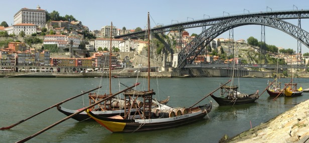 Douro River in Porto, Portugal