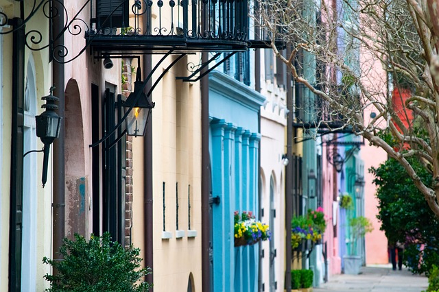 Rainbow Row, Car Rental Charleston Airport