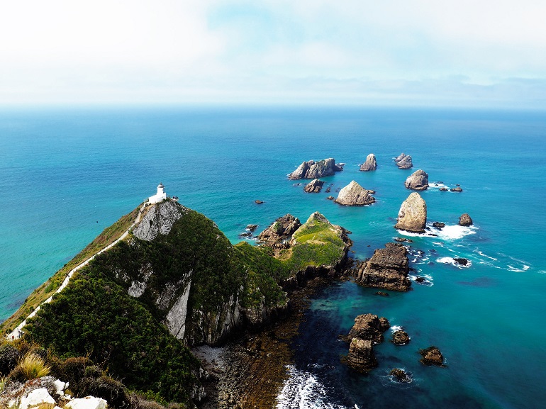 Nugget Point in the Catlins, New Zealand