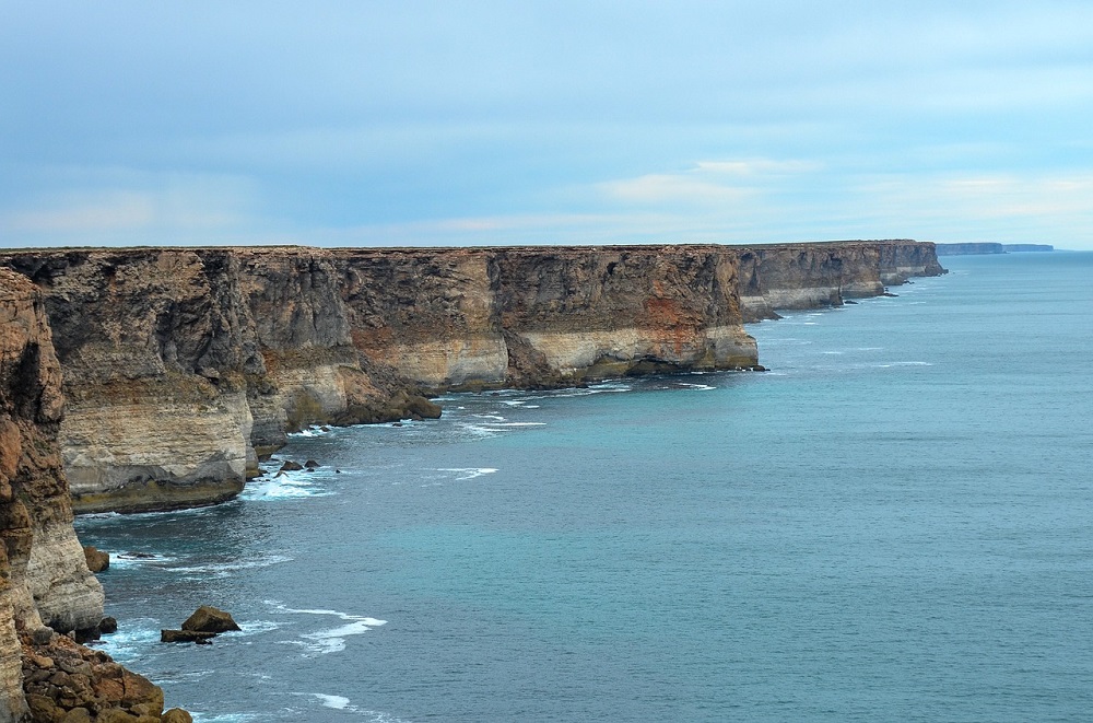 Bunda Cliffs on the Nullarbor Plain