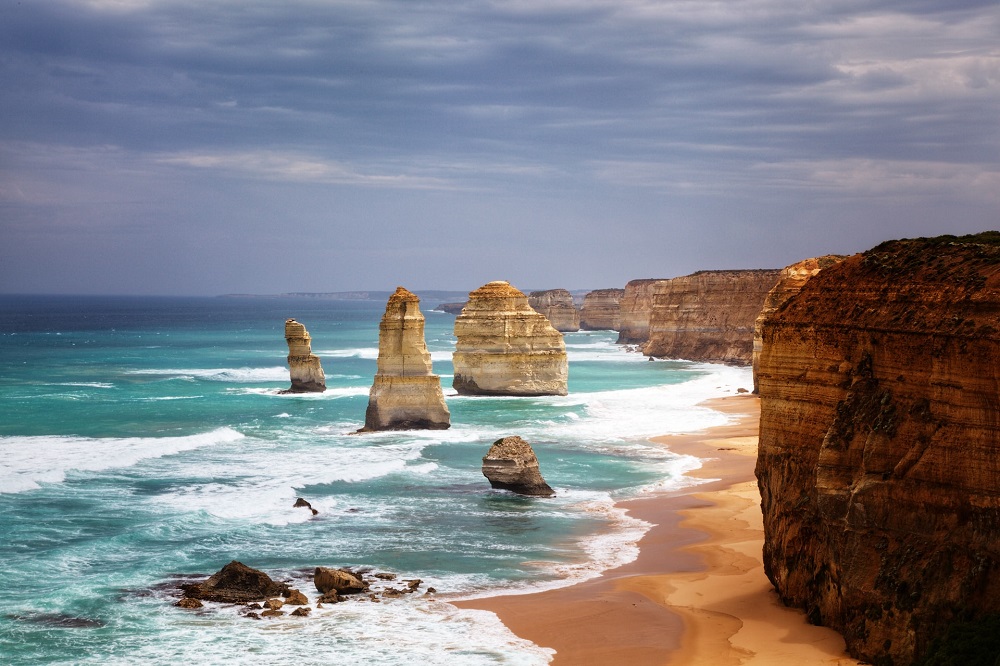 Twelve Apostles on the Great Ocean Road in Victoria, Australia