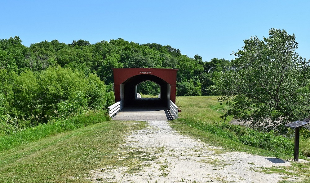 Covered Bridge in Madison County, Iowa