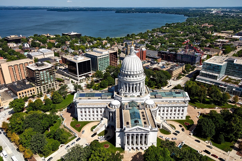 State Capitol in Madison, Wisconsin