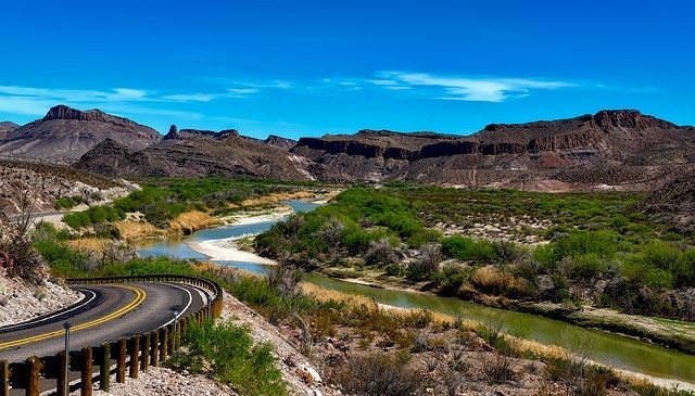 Texas Motorhome Rental, Rio Grande River, Big Bend National Park, Texas