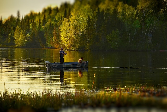 Fisherman in Quebec, montreal motorhome rental canada