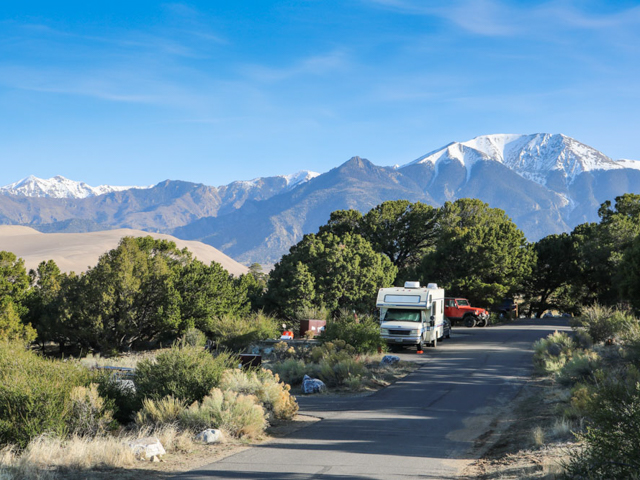 Pinon Flats Campground, Great Sand Dunes National Park
