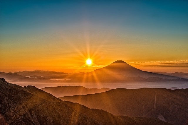 Sunrise at Mount Fuji, tokyo motorhome rental, rv rentals, campervan hire, honshu, japan