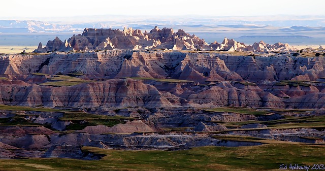 Explore the Black Hills of South Dakota by Motorhome Rental, Badlands at Sunset