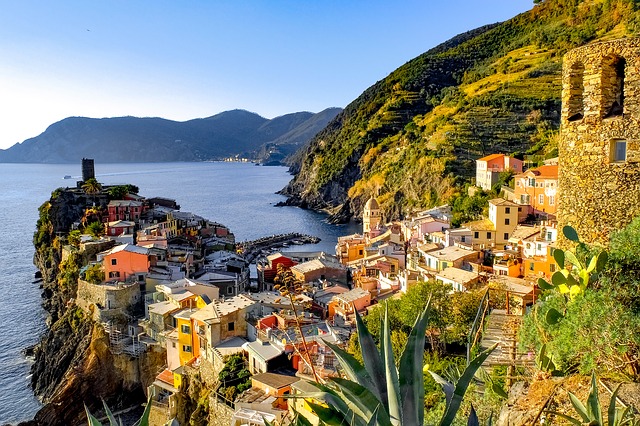 Vernazza Village, Cinque Terre, Italy,Best Places for an RV Holiday in the Mediterranean