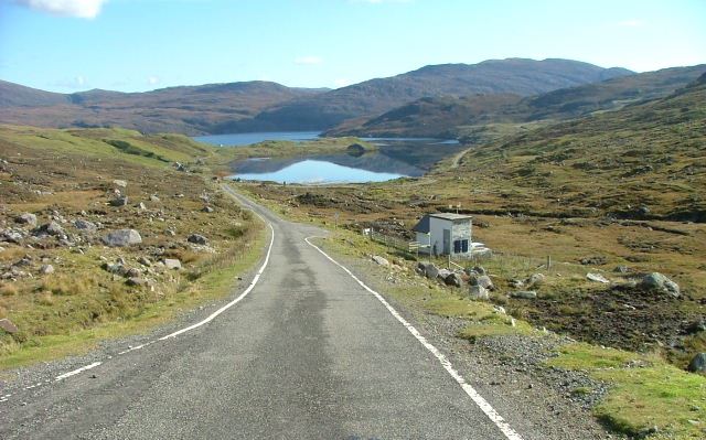 outer hebrides motorhome rental journey,Road to Reinigeadal, Scotland