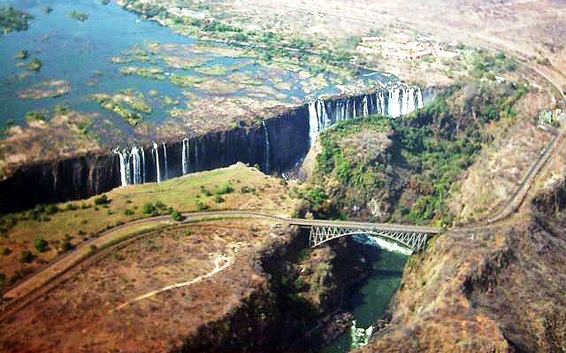 Victoria Falls and Bridge,Zimbabwe 4x4 Campervan Hire to Lake Malawi