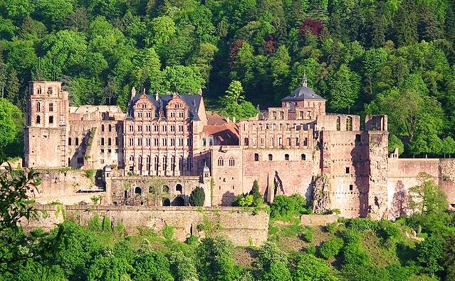 Romantic German Castles Motorhome Rental holiday,heidelberg castle,germany