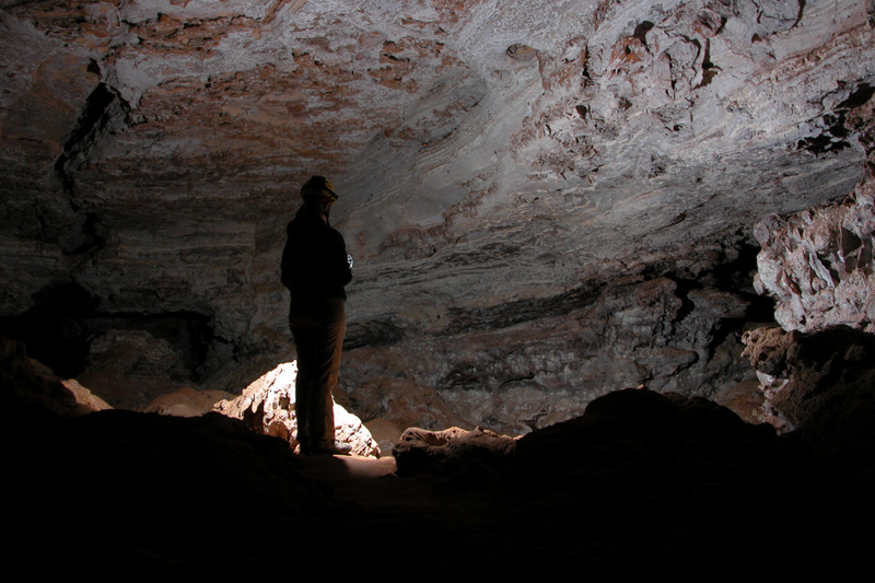 Cave explorer in Wind Cave National Park - South Dakota National Parks Road Trip