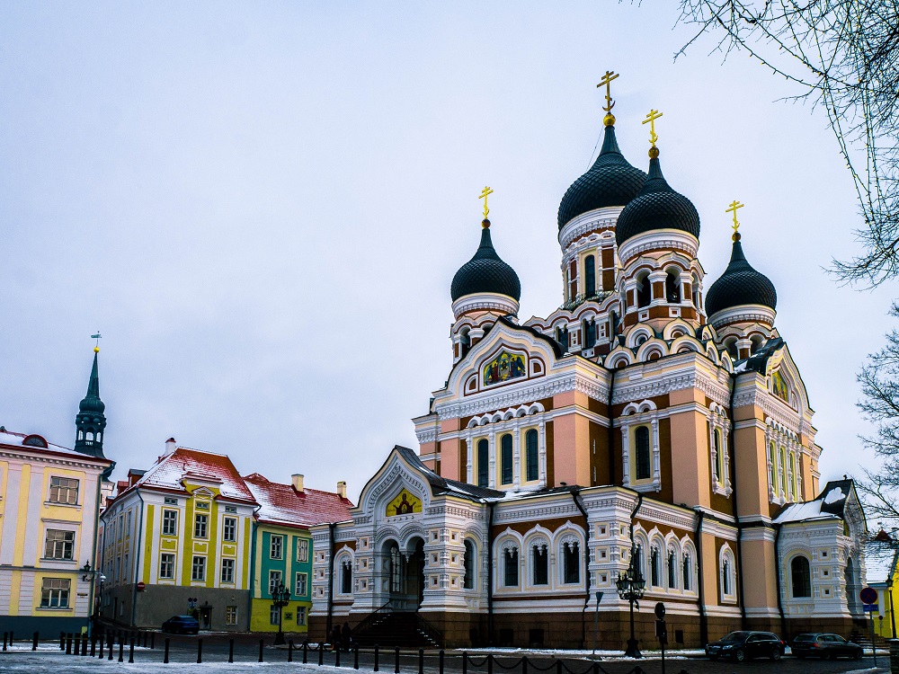 Alexander Nevski Cathedral in Tallinn, Estonia