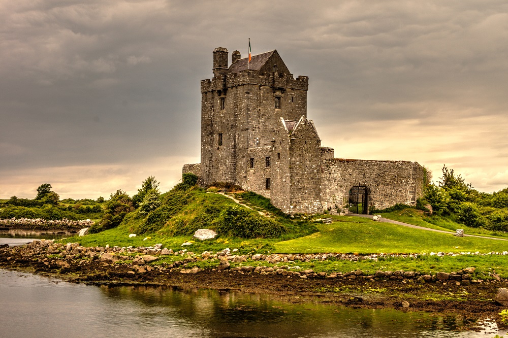 Dungarie Castle in Galway, Ireland