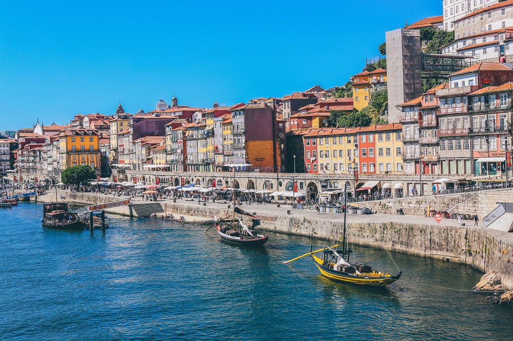 Fishing boats in Porto, Portugal