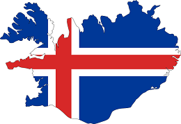 Iceland Flag and Country Map