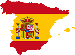 Spain Flag and country map