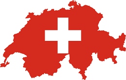 Switzerland Flag and country map