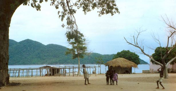 Children playing at Lake Malawi,Malawi 4WD Campervan Rental