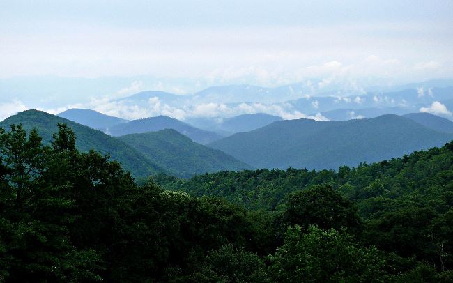 Blue Ridge Parkway Mountains