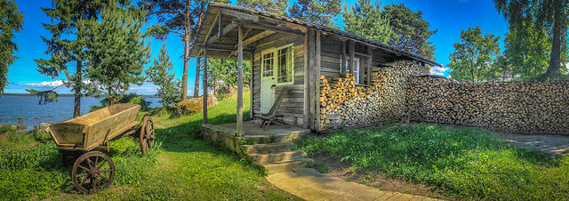 Talinn Motorhome Rental, Log Cabin at Kasmu Estonia