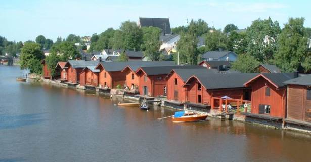 Porvoo in Finland,helsinki motorhome rental