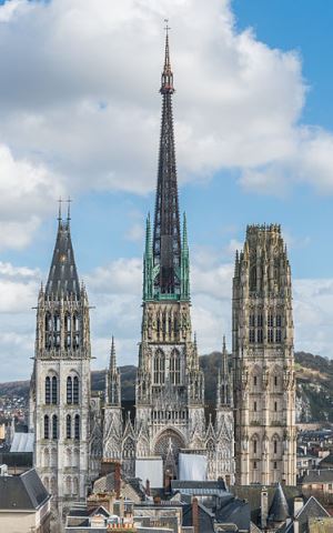 Rouen Cathedral,Rouen Motorhome Rental, France