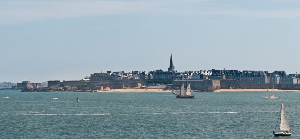 St Malo in Brittany from Dinard