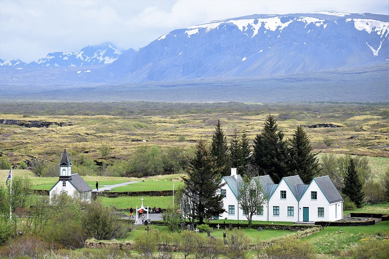 Iceland Golden Circle Self Drive Tour, Church in Thingvellir National Park