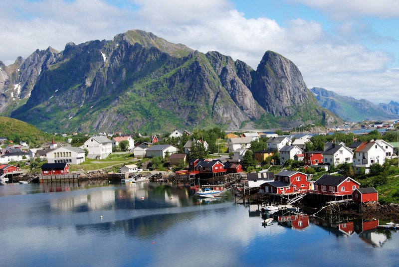 Reine Fishing Village in Nordland, Grimstad Motorhome Rental, Norway