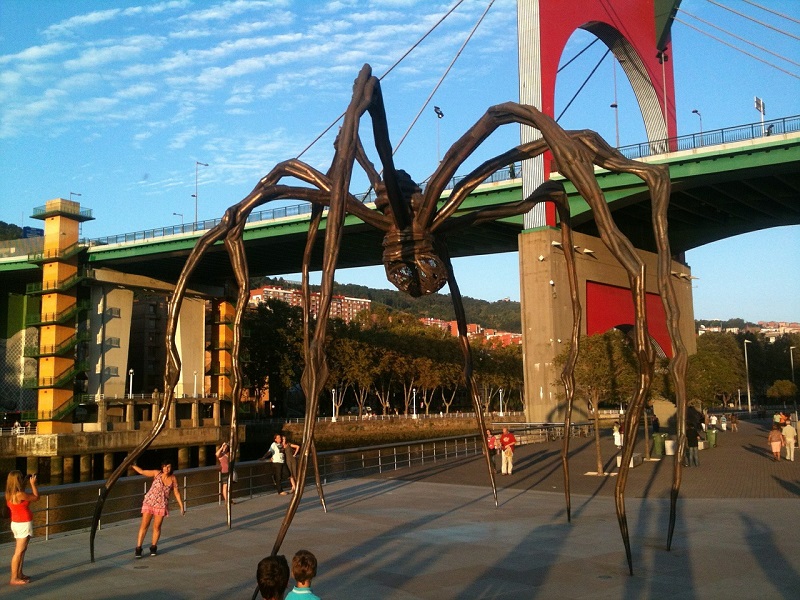Basque Coast, Spain,Bilbao, Spider Architecture