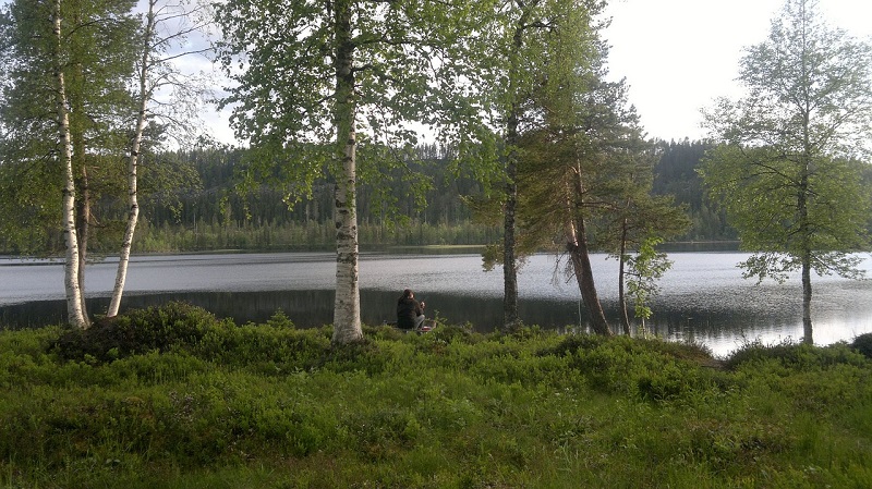 Umea, Blue River Sweden