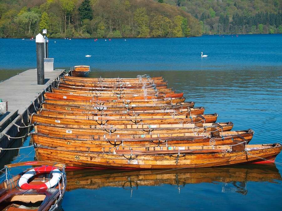 Lake District Campsites, Windermere Punts