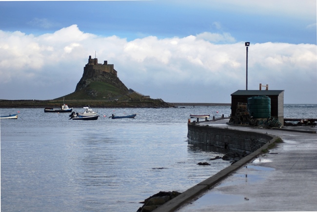 Northumberland Heritage Coast Drive: Lindisfarne Castle on Holy Island from Harbour
