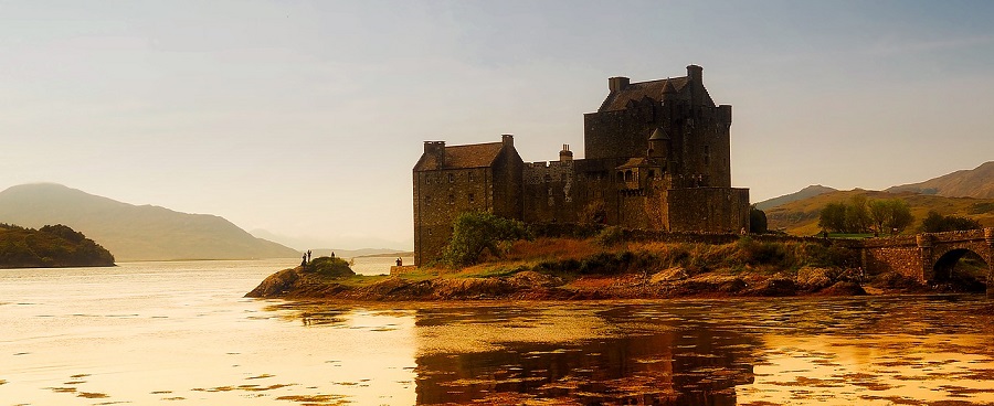 Eilean Donan Castle on the North Coast 500 Route in Scotland