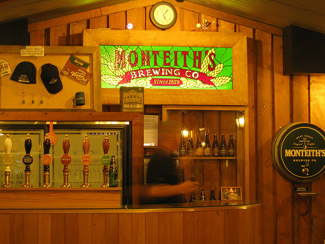 Tasting Room at Monteith's Brewery, Greymouth