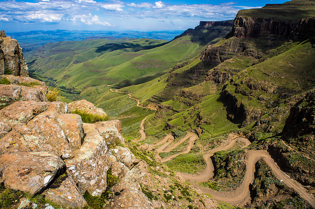 Sani Pass no Lesotho