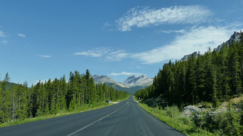Viagem Cénica Rocky Mountains, Icefields Parkway, Rocky Mountains com autocaravana de aluguer