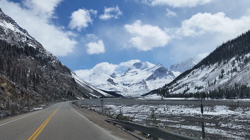Viagem Cénica Alberta Highway 93, Icefields Parkway