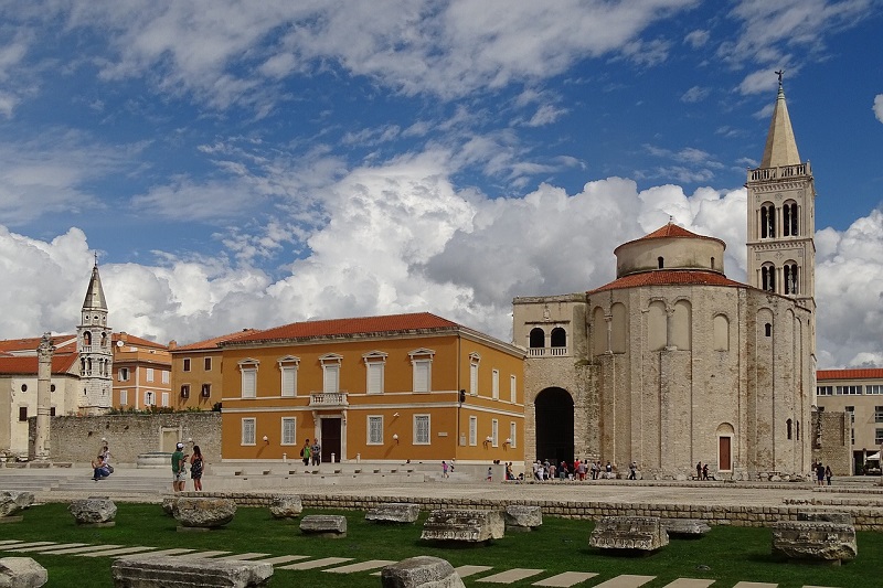 Viagem roteira da costa da Croácia, Igreja de São Donatus, Zadar
