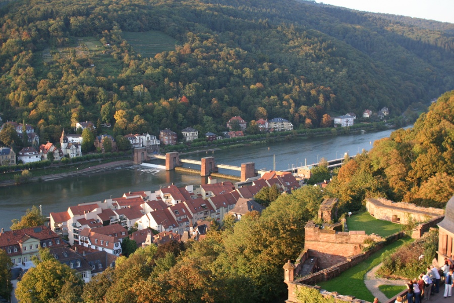 Vista do Castelo de Heidelberg, Alemanha: Foto sobre Flickr de Colin Charles/CC BY-NC-ND 2.0