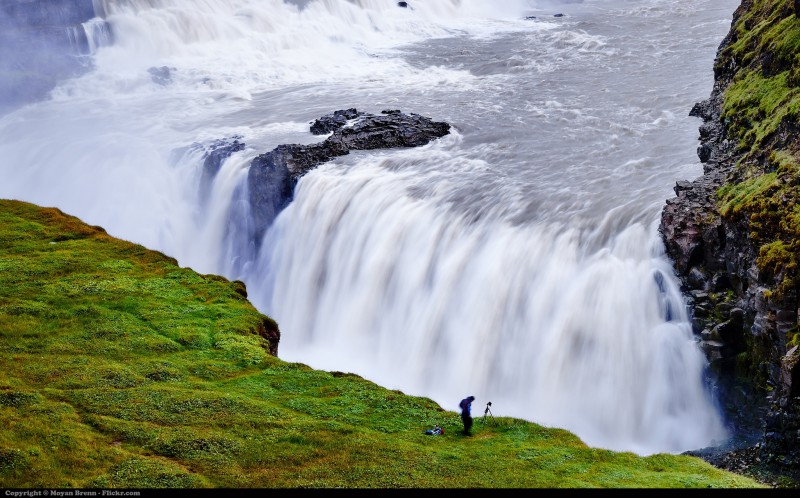 Queda de Água Gullfoss, Aluguer de autocaravana e campervan na Islândia