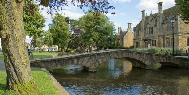 Bourton on the Water, Cotswolds, Viagem cénica no Cotswolds